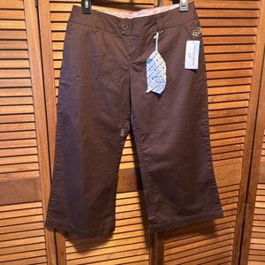 Foxriders Brown Capri Pants